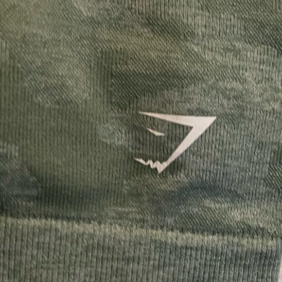 GymShark Green Camo Leggings